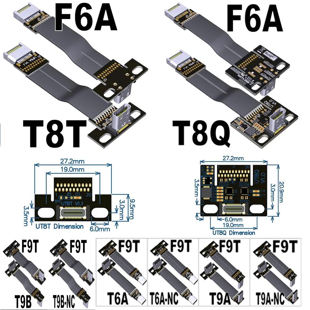 ADT 20G  USB 3.2 Gen 2x2 C Ÿ Ͽ E Ÿ  19 P, 20P  ÷  ̺ , ITX/ATX A4 ̽ ͽٴ